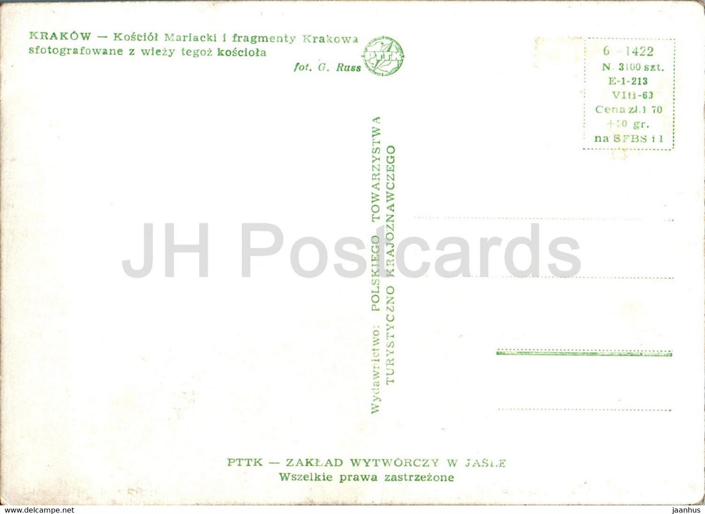 Krakow - Kosciol Mariacki - multiview - old postcard - Poland - unused
