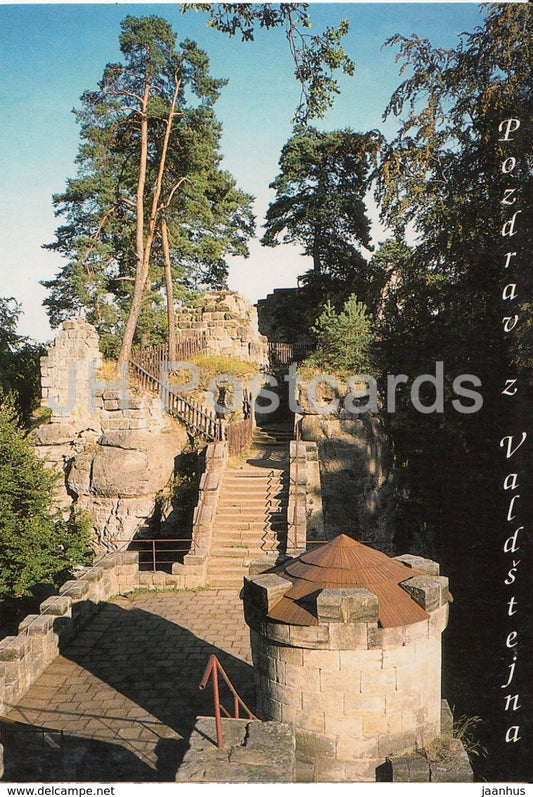 Valdstejn Castle - greetings - ruins - Czech Republic - unused - JH Postcards