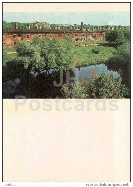 Ring Barracks - Hero Fortress - Brest - 1969 - Belarus USSR - unused - JH Postcards