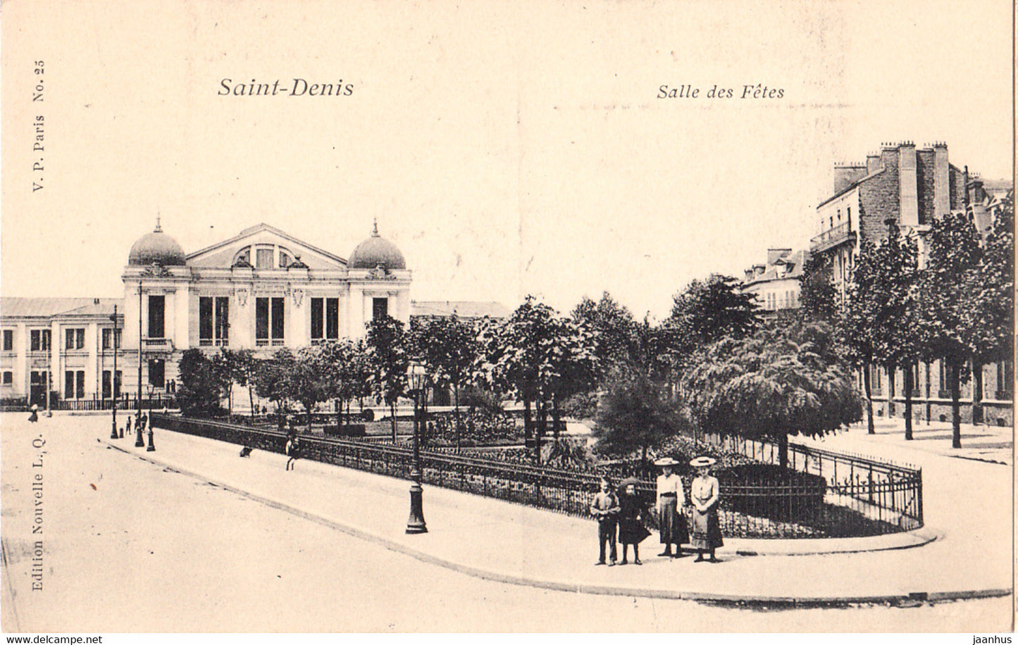 Saint Denis - Salle des Fetes - old postcard - France - unused - JH Postcards