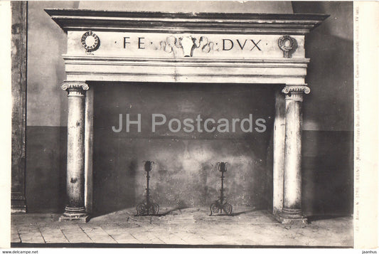 Urbino - palazzo ducale - salone del trono - old postcard - Italy - unused - JH Postcards