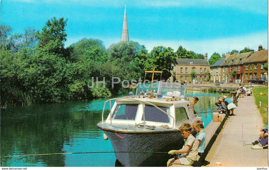 St. Ives - The Waits - motor boat - PT12604 - 1970 - United Kingdom - England - used - JH Postcards