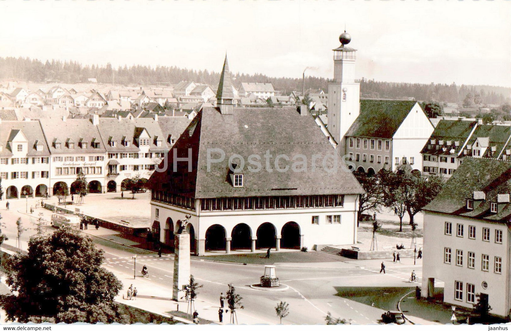 Freudenstadt im Schwarzwald - Marktplatz - old postcard - Germany - unused - JH Postcards