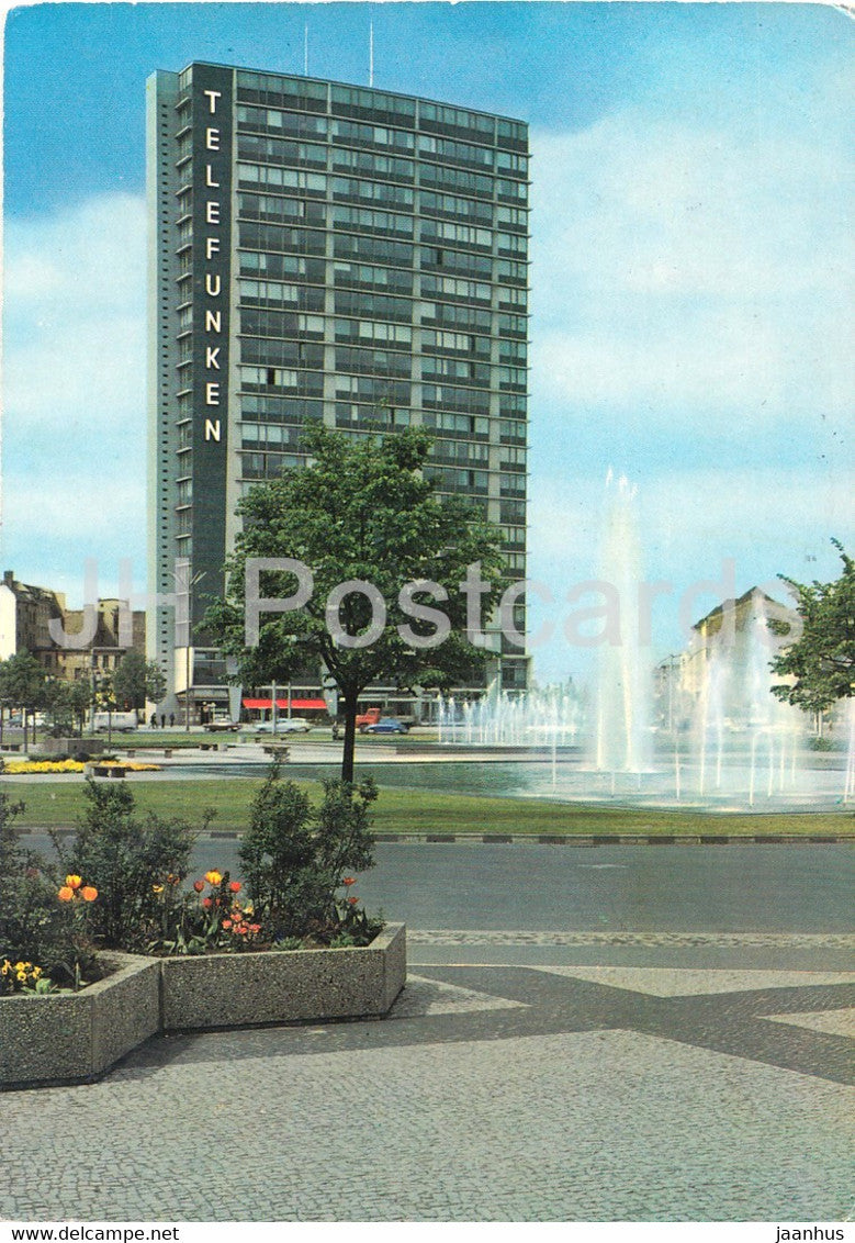 Berlin - Ernst Reuter Platz - 1966 - Germany - used - JH Postcards