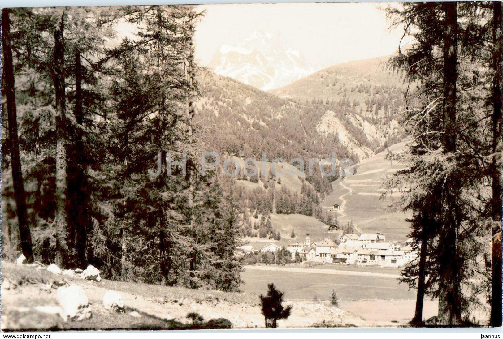 Madulain - Engadin - 4187 - old postcard - Switzerland - unused - JH Postcards