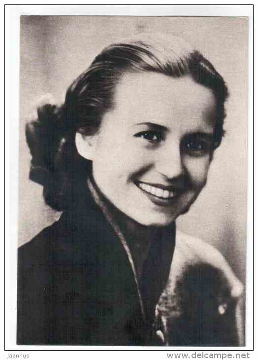 Helmi Puur - Helmi Puur ballerina - ballet - 1979 - Estonia USSR - unused - JH Postcards