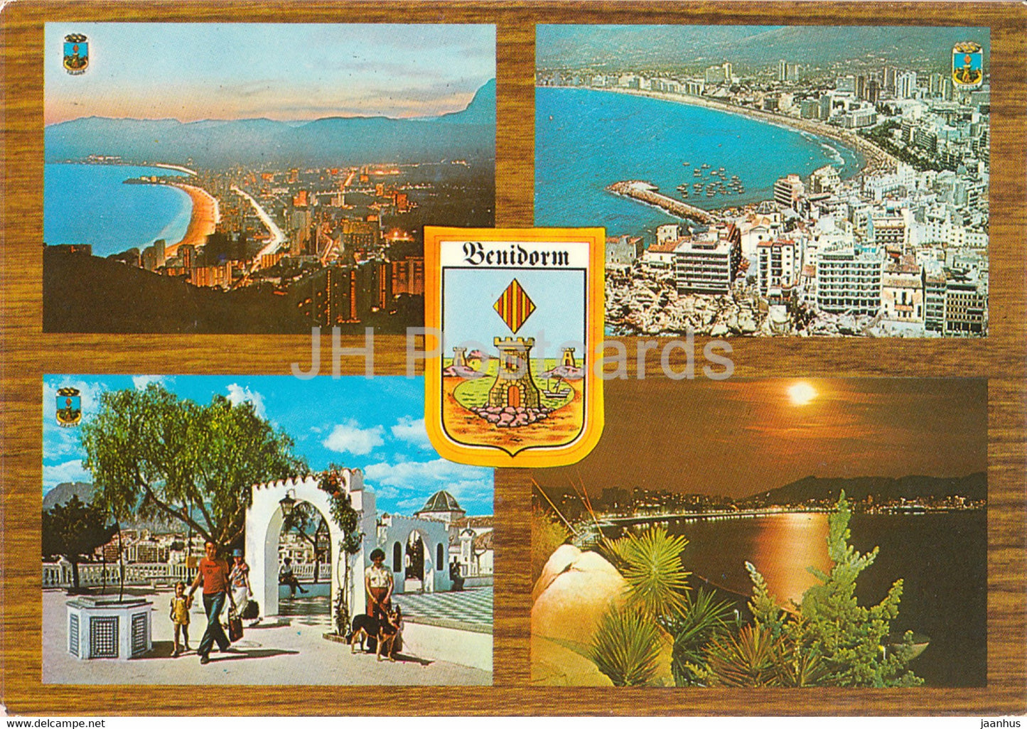 Benidorm - multiview - 24 - 1976 - Spain - used - JH Postcards
