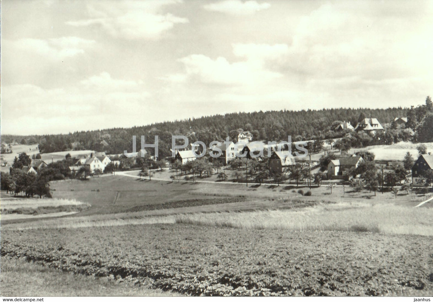 Hetzdorf - Blick zum Bergschlosschen - Germany DDR - unused - JH Postcards