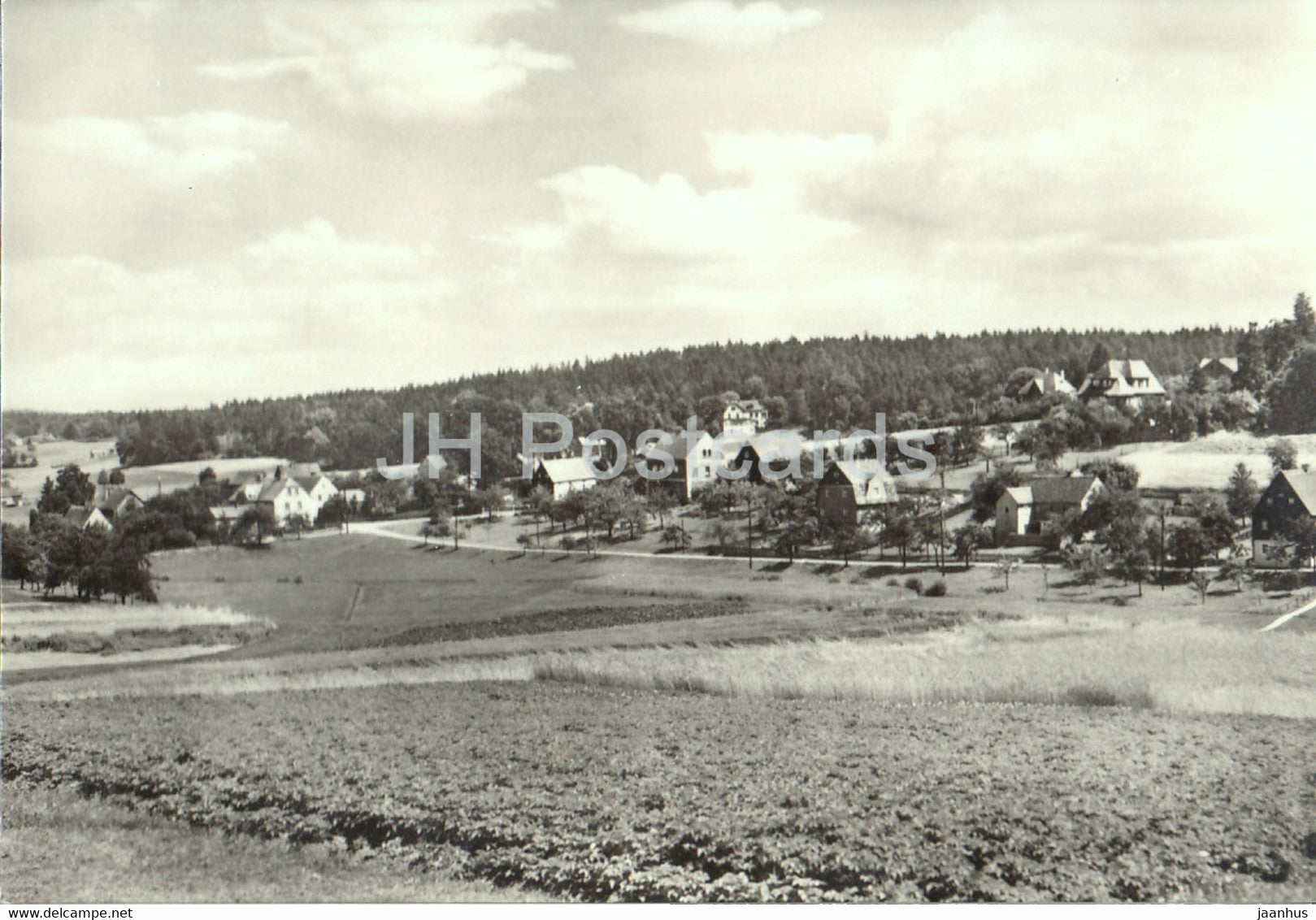 Hetzdorf - Blick zum Bergschlosschen - Germany DDR - unused - JH Postcards
