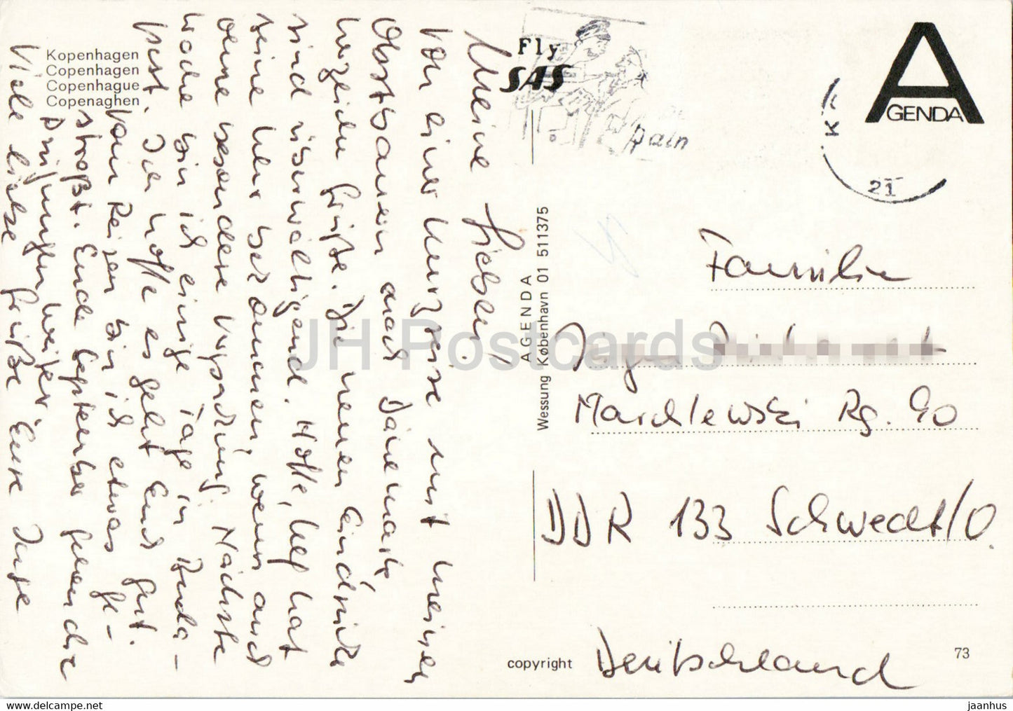 Kopenhagen - Kleine Meerjungfrau - Boot - Rathaus - Luftaufnahmen - Multiview - Dänemark - gebraucht