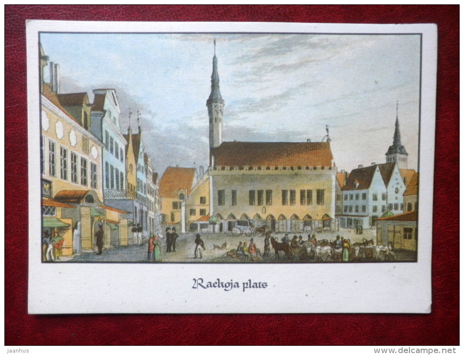 Town Hall - Tallinn - REPRODUCTION! - 1969 - Estonia USSR - unused - JH Postcards