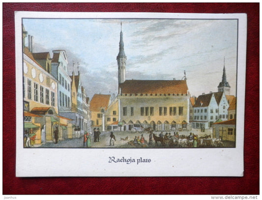 Town Hall - Tallinn - REPRODUCTION! - 1969 - Estonia USSR - unused - JH Postcards