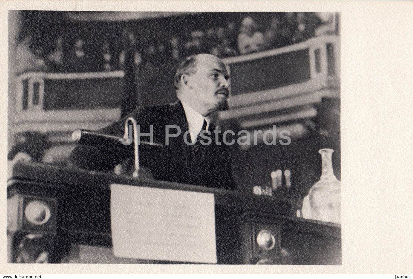 Vladimir Lenin - Lenin speaks on the International situation at a session of Congress - 1964 - Russia USSR - unused - JH Postcards