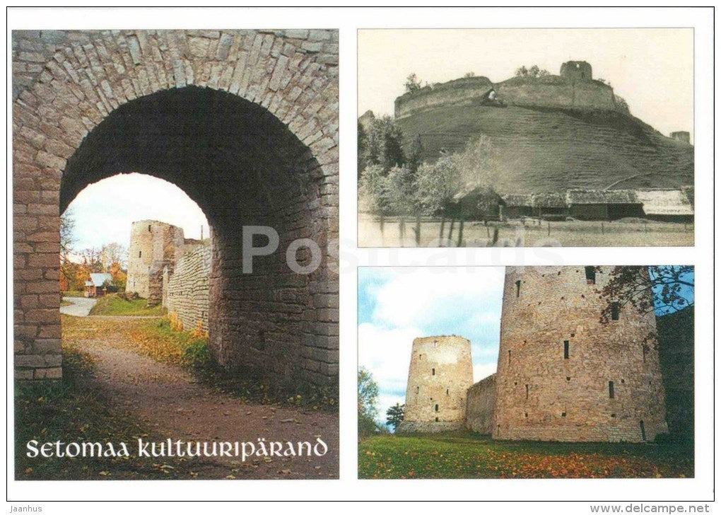 castle of Irboska - Heritage of Setoland - Setumaa - Estonia - unused - JH Postcards