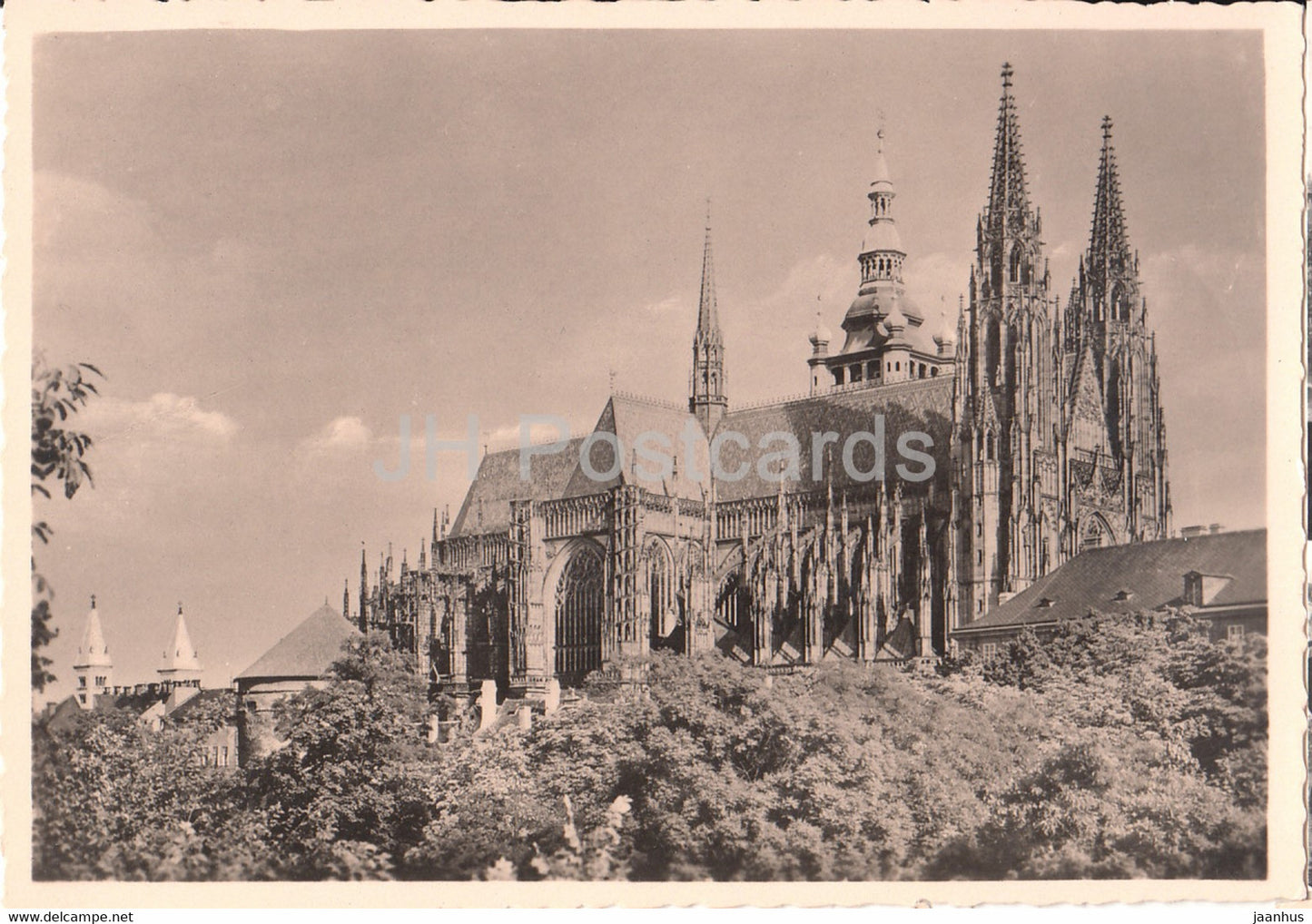 Praha - Prague - Prag - St Veitsdom - Chram St Vita - St Vitus - old postcard - 1020 - Czech Republic - unused - JH Postcards