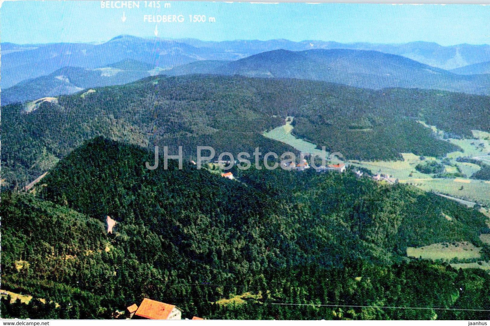 bei Badenweiler - Berge des Schwarzwaldes - Hotel Hochblauen - Germany - unused - JH Postcards