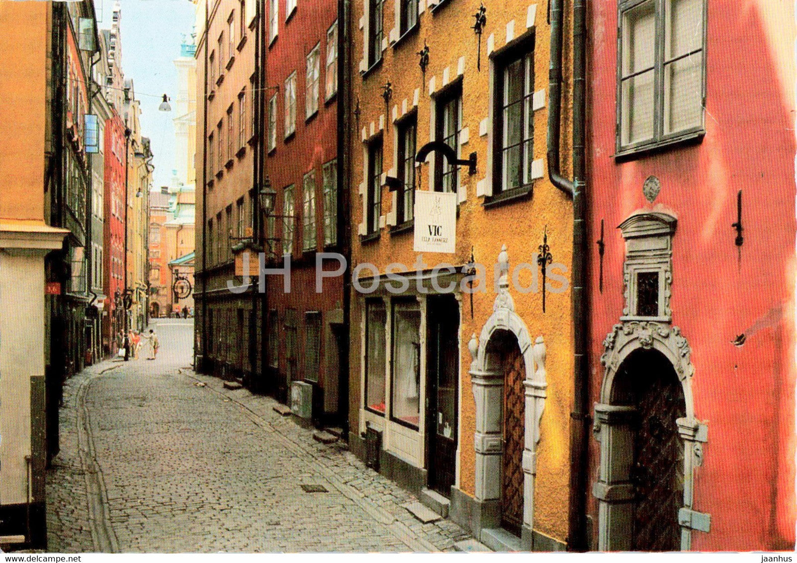 Stockholm - Gamla Stan - Skomakargatan mot Stortorget - Old Town street - Sweden - unused - JH Postcards