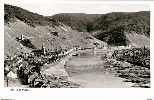 Zell a d Mosel - old postcard - Germany - used - JH Postcards