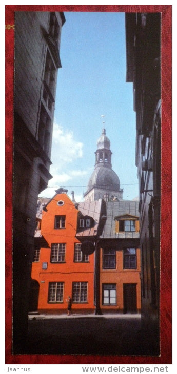 Streets of Old Riga - Riga - 1979 - Latvia USSR - unused - JH Postcards