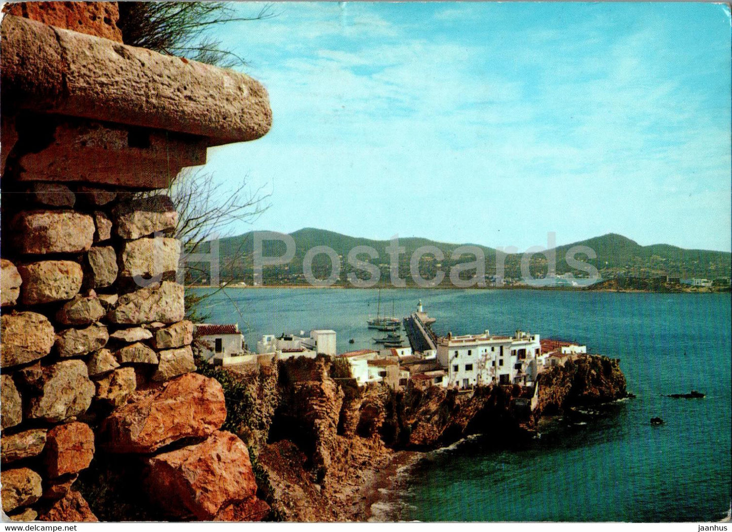 Ibiza - La Pena y faro del puerto desde el castillo - 3683 - Spain - used - JH Postcards