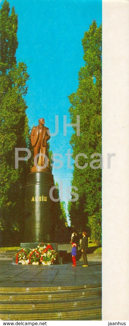 Kyiv - Kiev - monument to Lenin - 1974 - Ukraine USSR - unused - JH Postcards