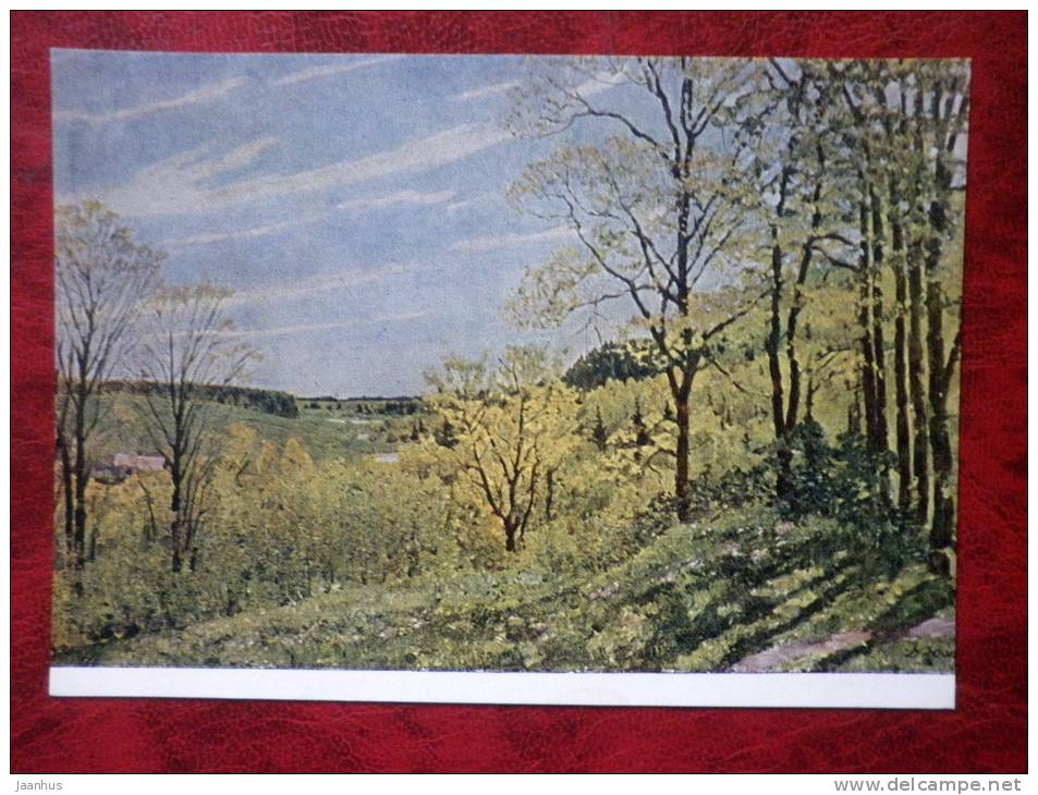 Painting by K. F. Yuon - May morning , 1915 - russian art - unused - JH Postcards