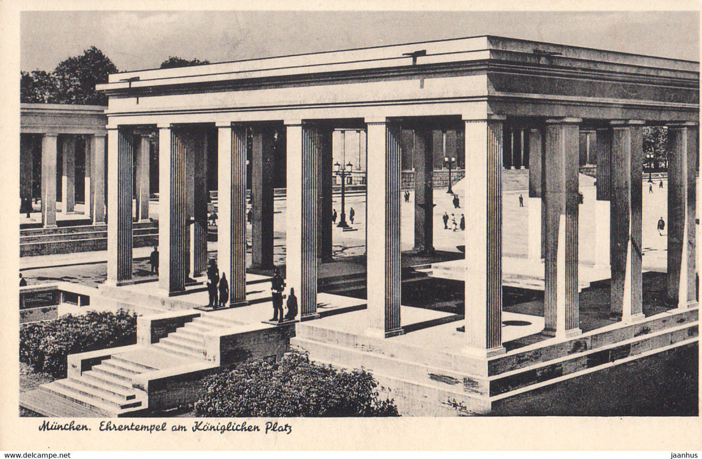 Munchen - Ehrentempel am Koniglichen Platz - old postcard - 371 - Germany - unused - JH Postcards
