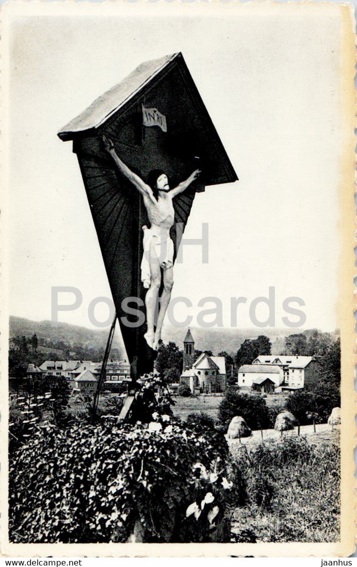 Ligneuville - Ambleve - Vue vers le centre du village - old postcard - Belgium - unused - JH Postcards