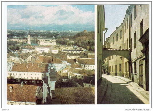 Panorama of the Old Town - Vilnius - 1983 - Lithuania USSR - unused - JH Postcards