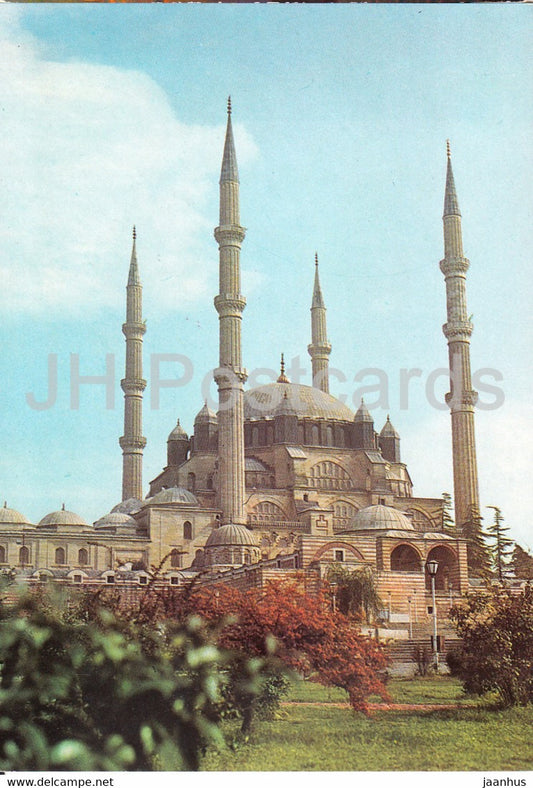 Edirne - The Selimiye Mosque - Turkey - unused - JH Postcards