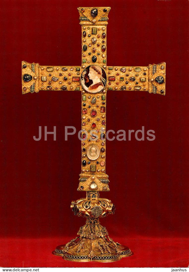 Aachen - Aken - Aix-la-Chapelle - Lotharkreuz - cross - 1999 - Germany - used - JH Postcards