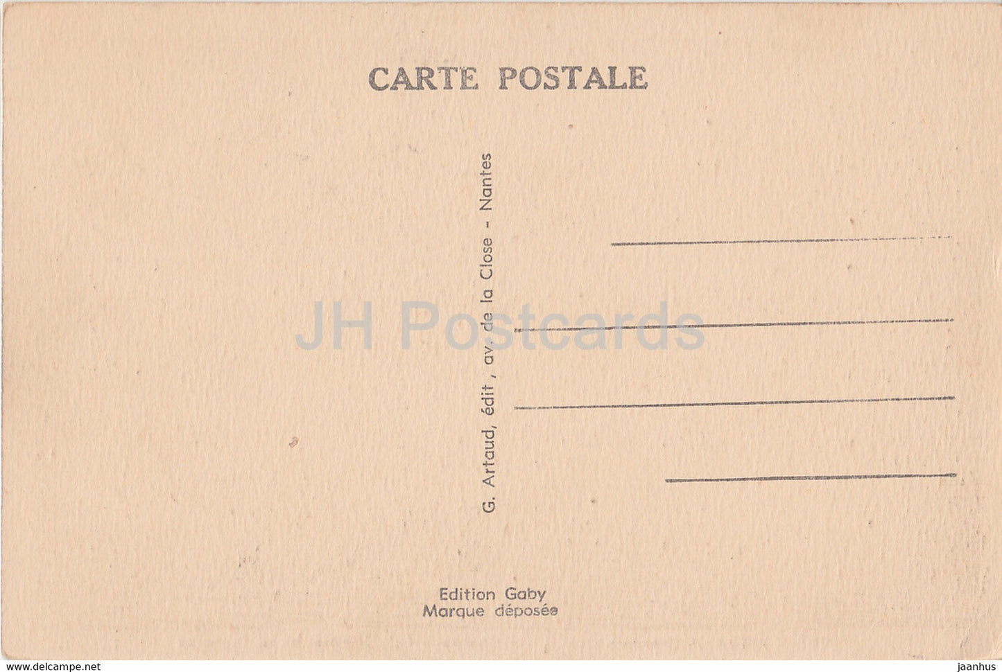 Petit Andely - La Chaine d'Or - L'Hotel et sa Terrasse - old postcard - France - unused