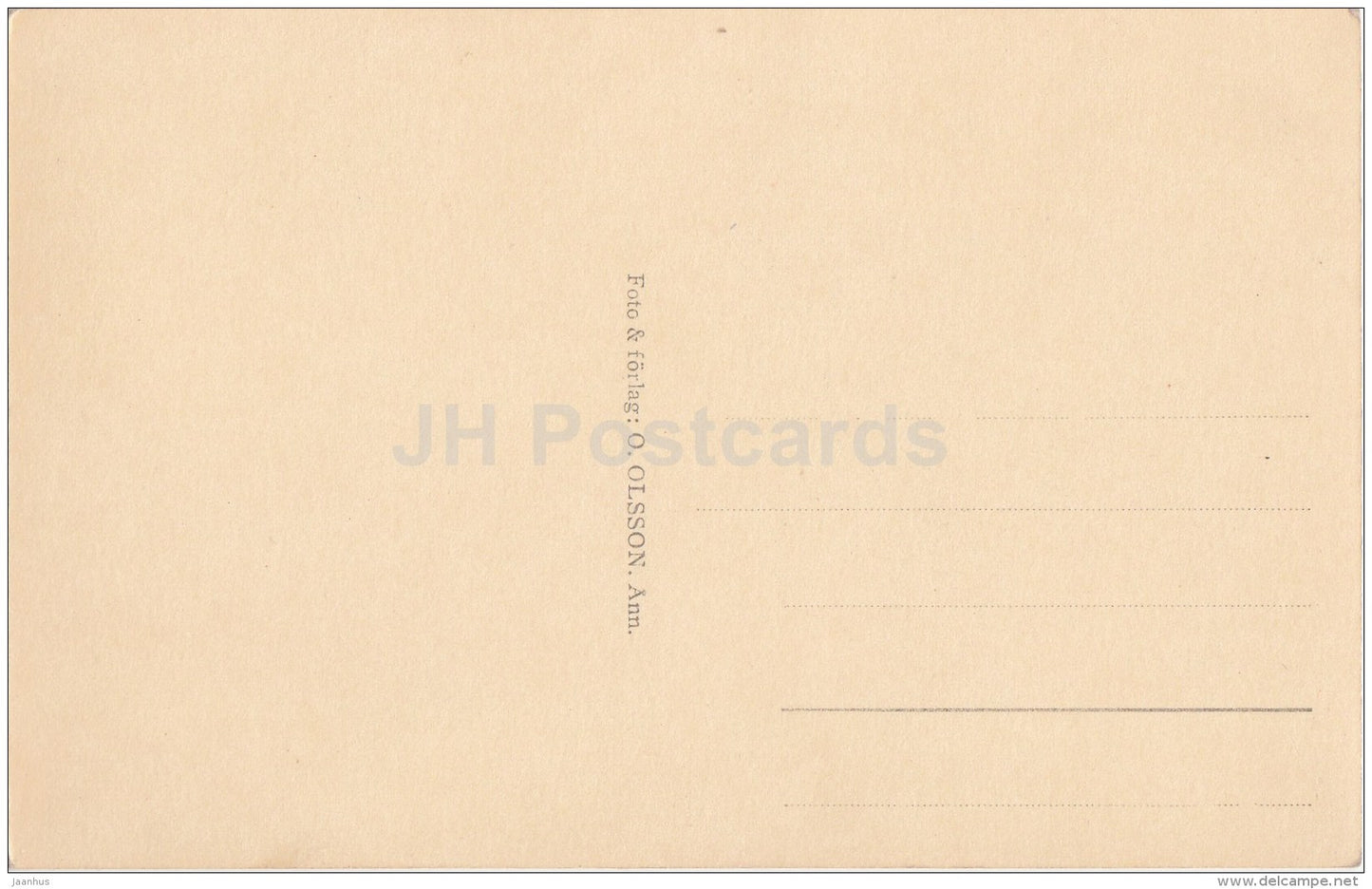hotel Hedman , Halland - Sweden - unused - JH Postcards