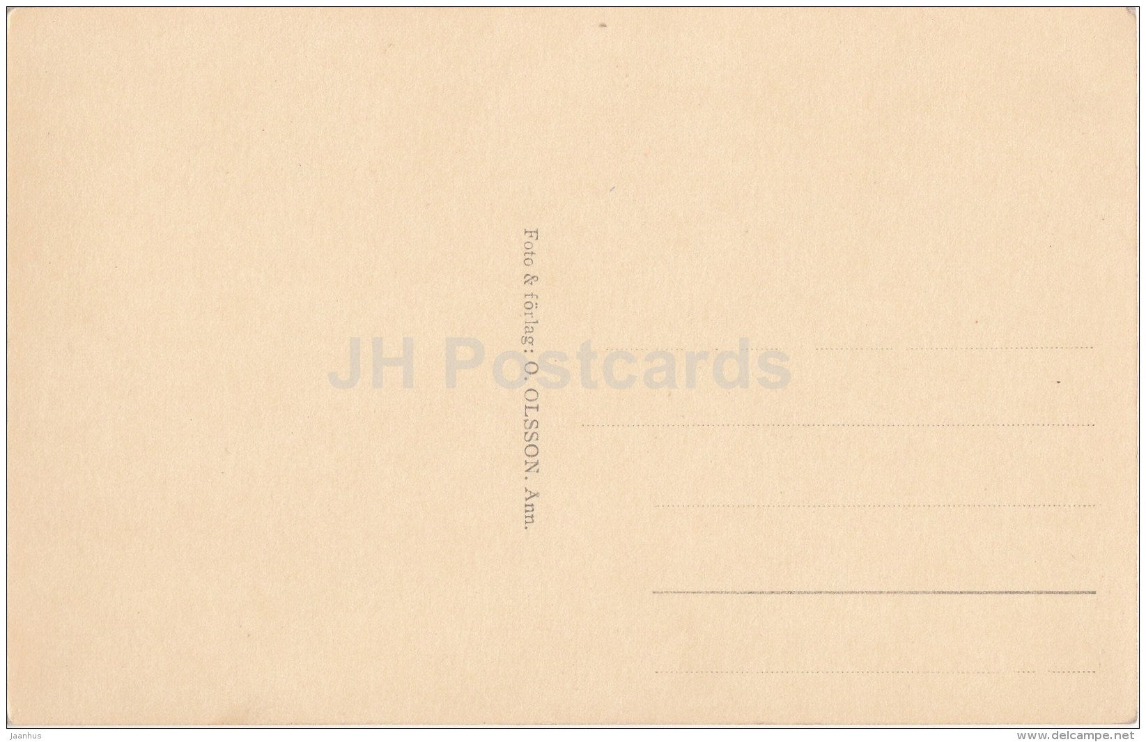 hotel Hedman , Halland - Sweden - unused - JH Postcards