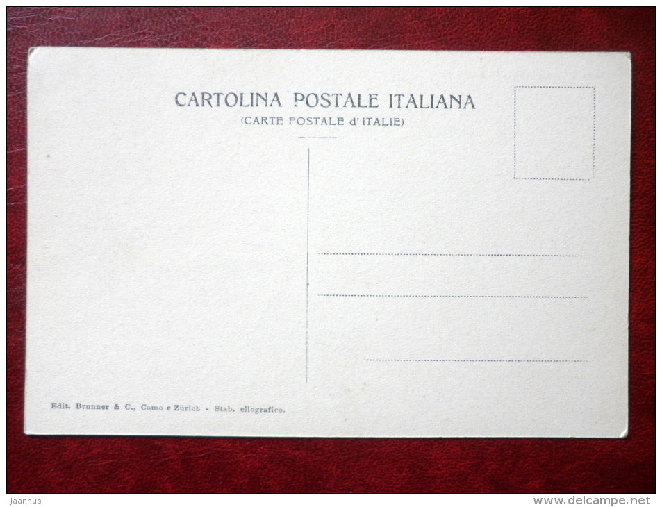 Lago di Como - Carate Lario e Laglio - Bellagio - 2051 - lake - old postcard - Italy - unused - JH Postcards