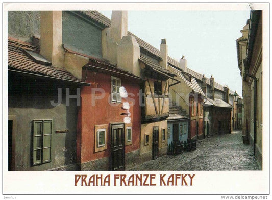 Praha - Prague - Golden Lane - Franz Kafka - Czech Republic - used - JH Postcards