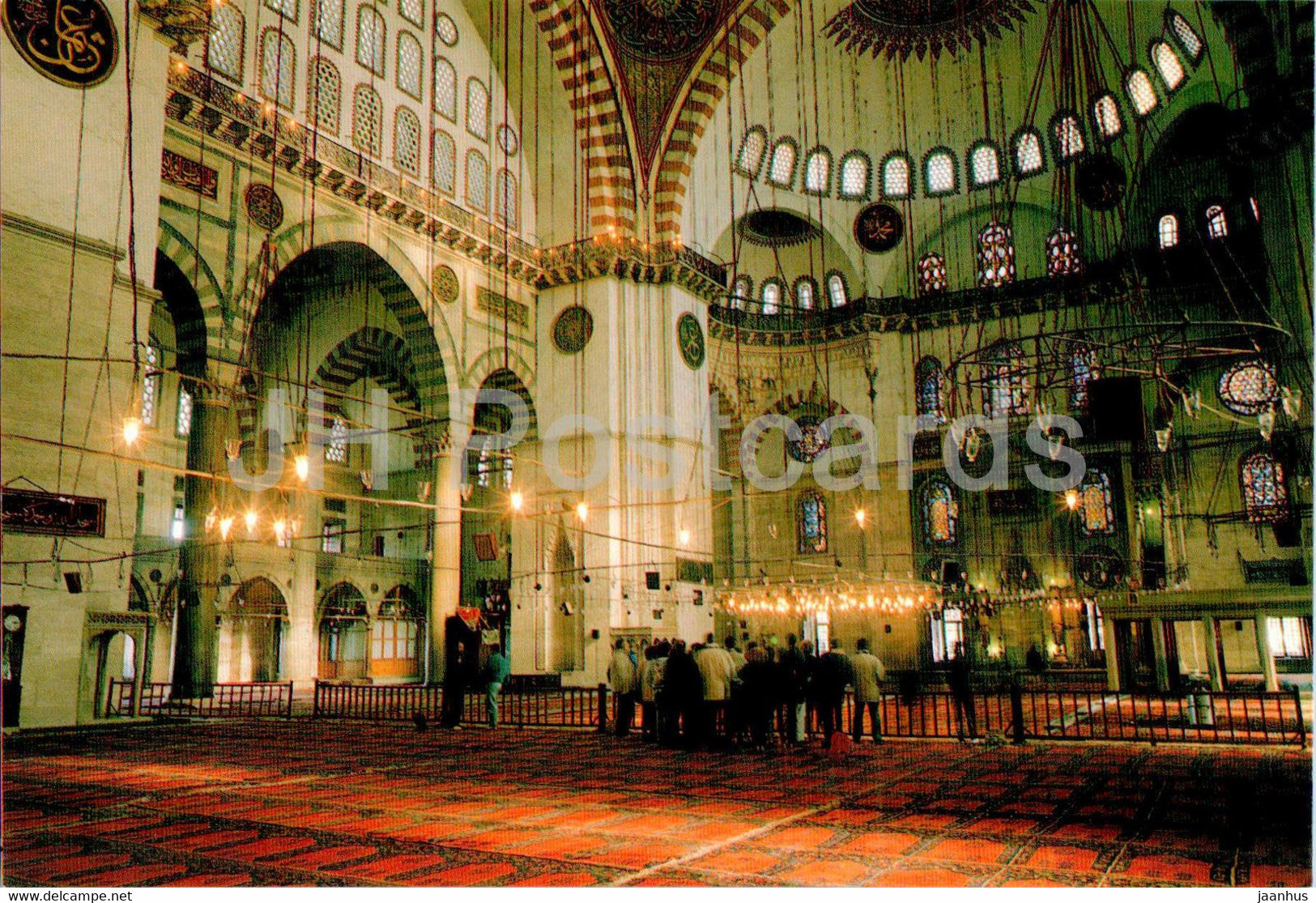 Istanbul - Interior of Soliman the Magnificent - 34-38 - Turkey - unused - JH Postcards