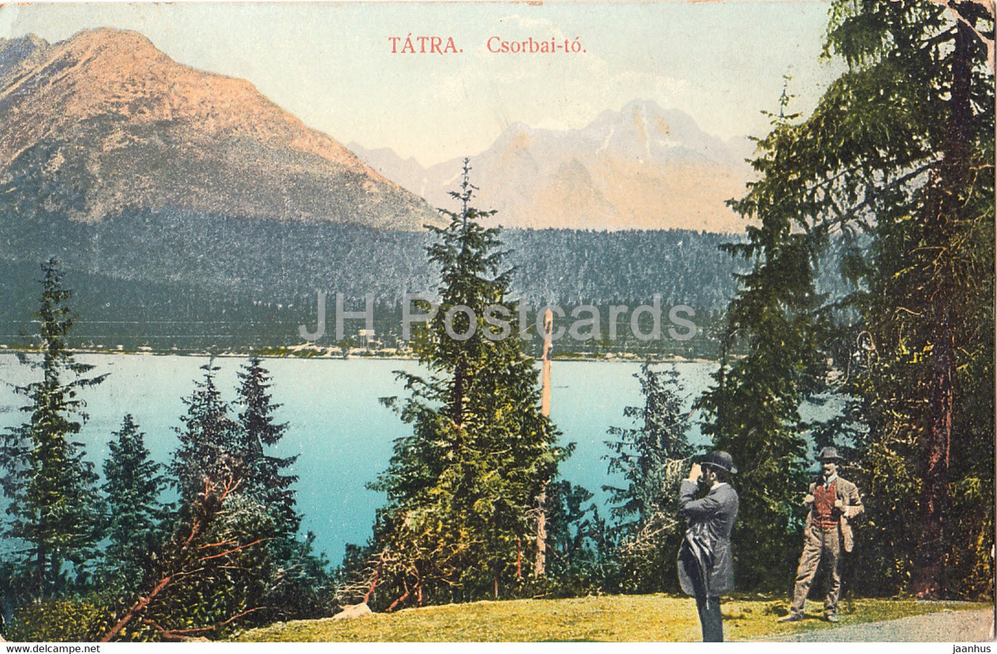 Tatra - Csorbai to - old postcard - 1912 - Slovakia - used - JH Postcards