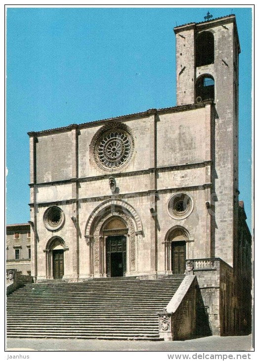 Basilica , Cattedrale - cathedral - Todi - Perugia - Umbria - 94 - Italia - Italy - unused - JH Postcards