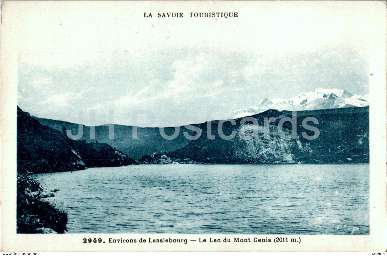 Environs de Lanslebourg - Le Lac du Mont Cenis - lake - 2949 - old postcard - France - used - JH Postcards