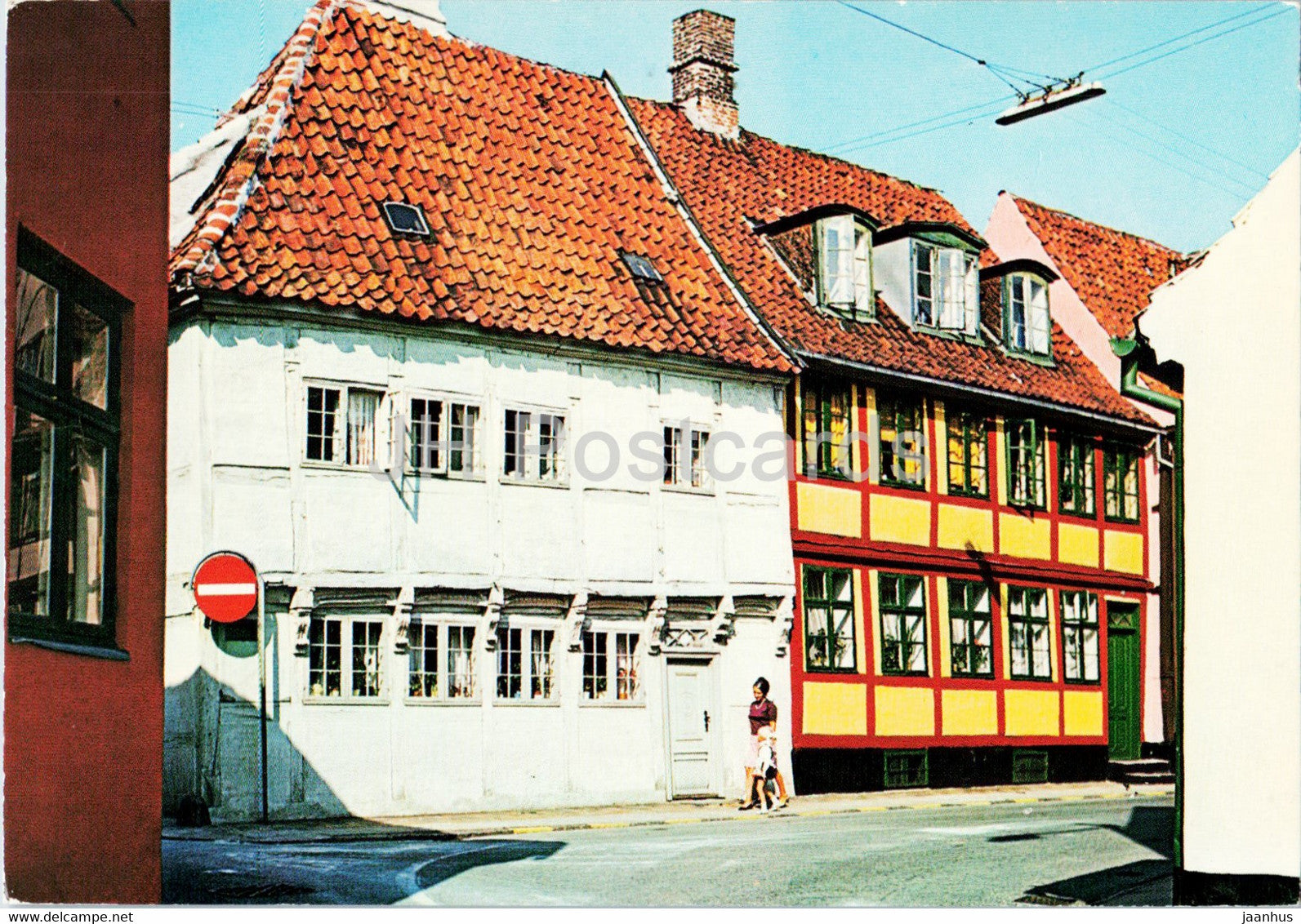 Helsingor - Old Houses in Strandgade - Denmark - unused - JH Postcards