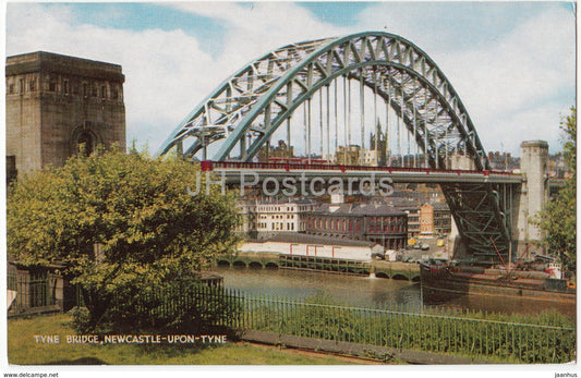Newcastle-Upon-Tyne - Tyne Bridge - 1970 - United Kingdom - England - used - JH Postcards