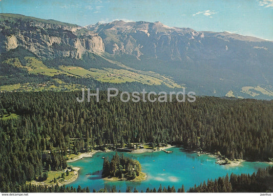 Flims - Caumasee gegen Fidaz den Flimserstein und Ringelspitze - 6676 - 1983 - Switzerland - used - JH Postcards