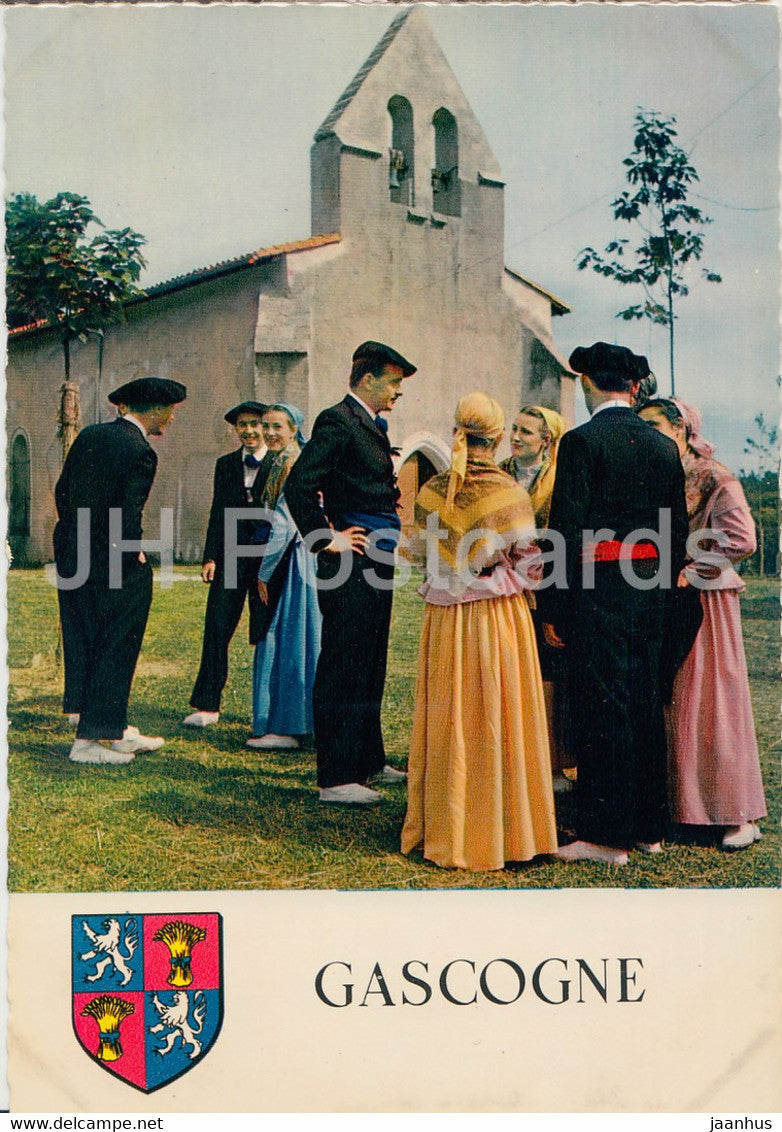 Gascogne - Les Grandes Landes - fashion - France - unused - JH Postcards