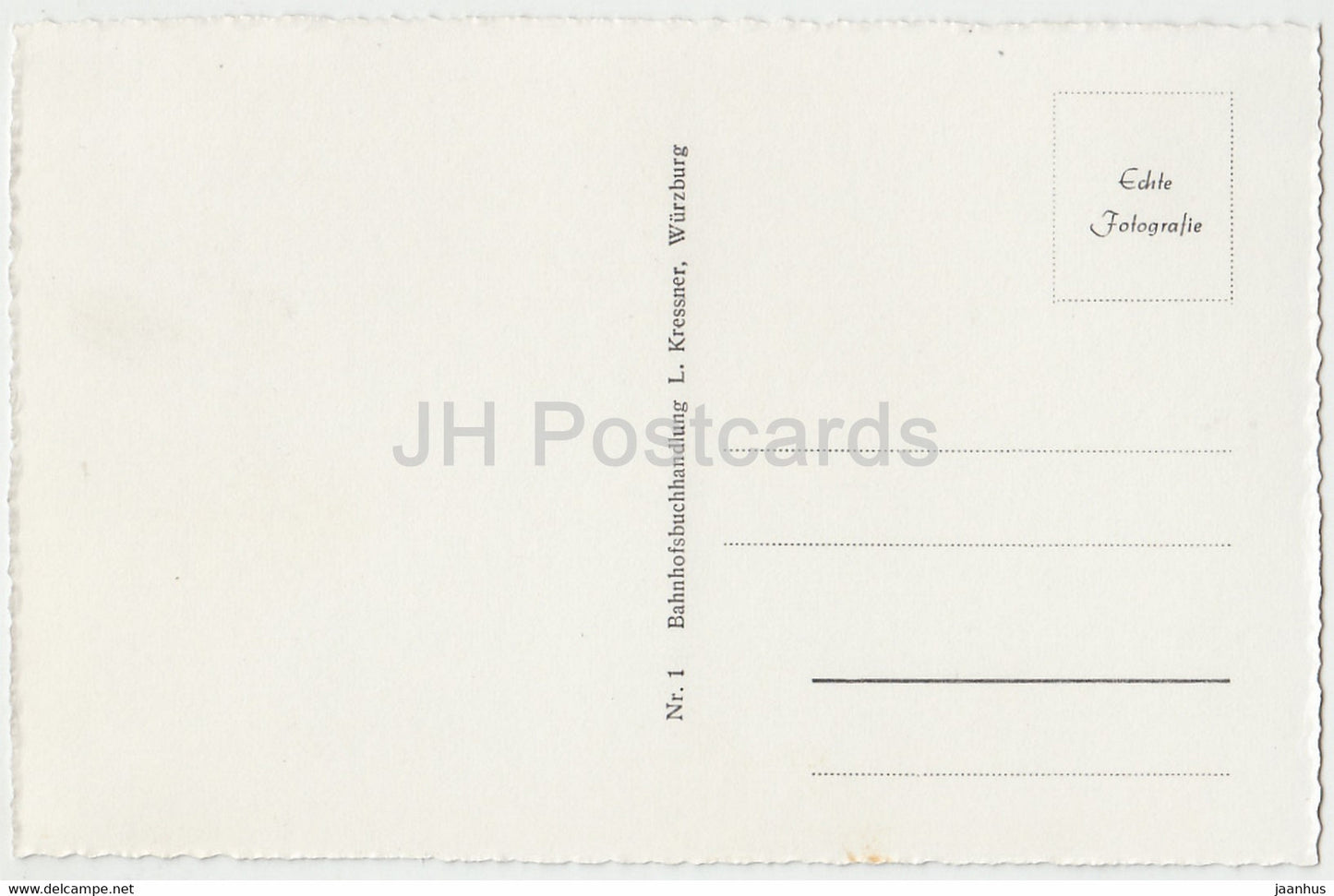 Würzburg Gesamtansicht - 1 - Deutschland - unbenutzt