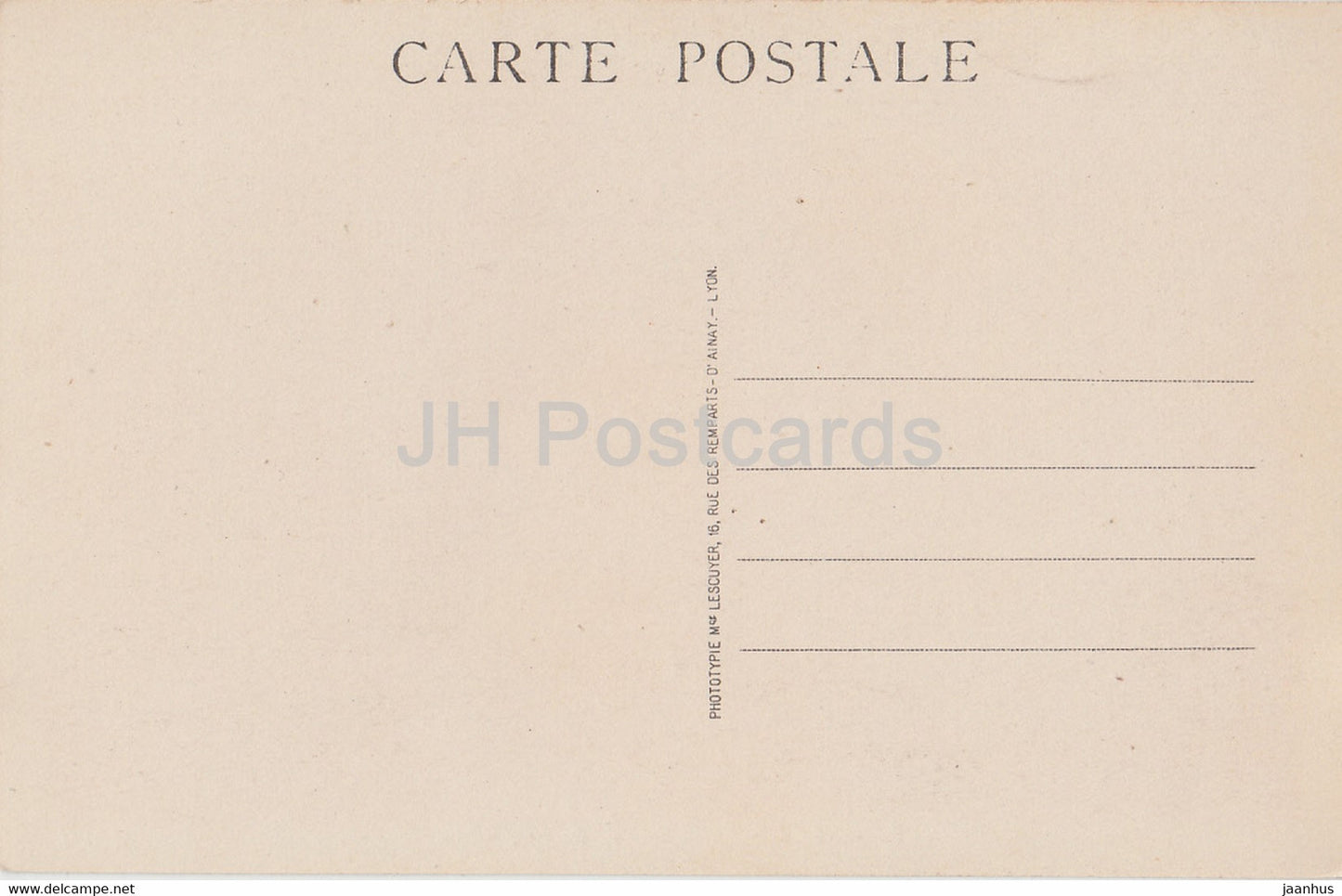 Lyon Artistique - Palais de Justice et coteau de Fourviere - 117 - old postcard - France - unused