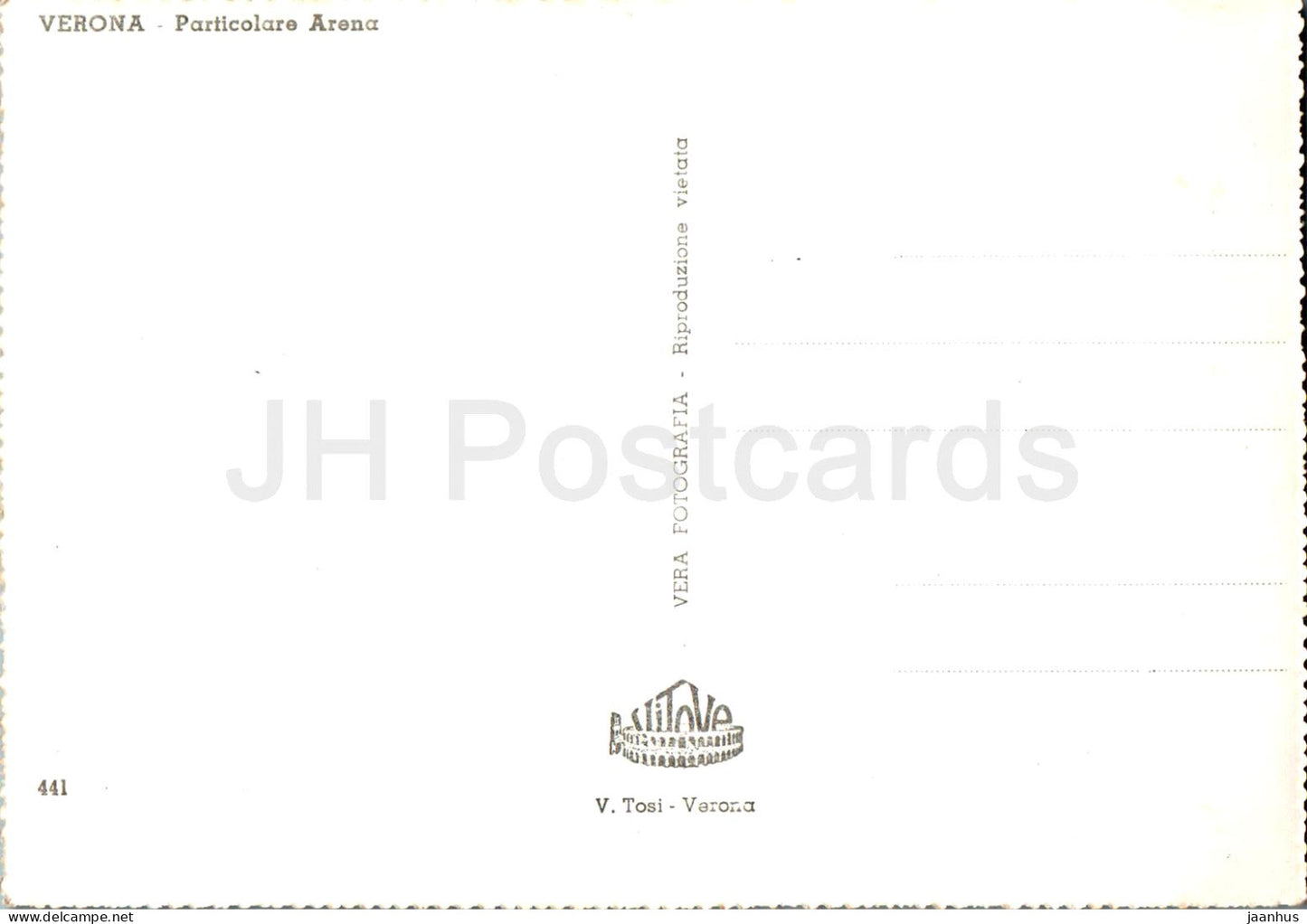 Verona - Particolare Arena - Antike Welt - 441 - Italien - unbenutzt