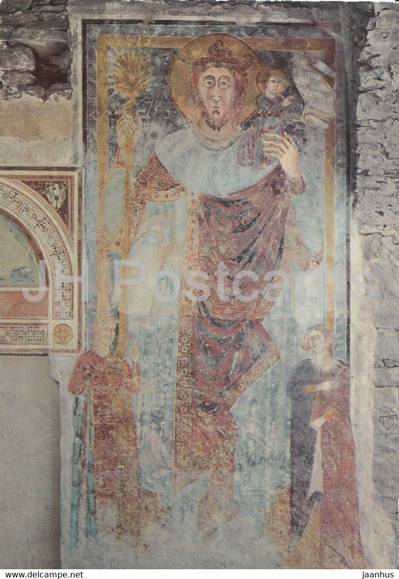 Brione Verzasca - Affreschi di Scuola Giottesca Riminese - Switzerland - unused - JH Postcards