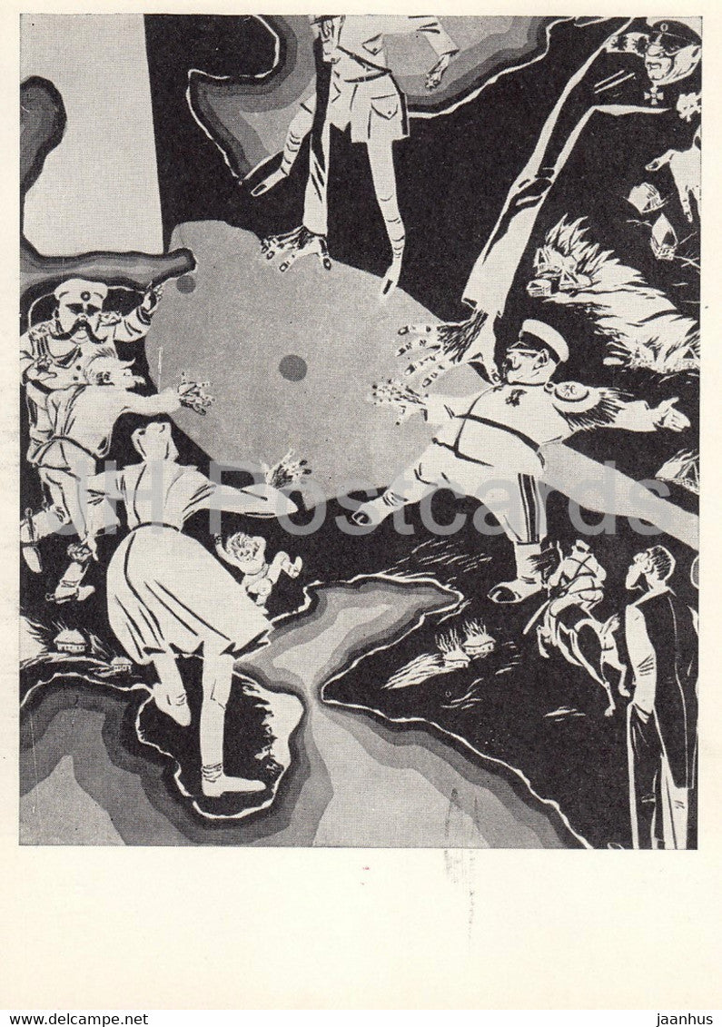 Russian writer Vladimir Mayakovsky - poem Horosho - Good - illustration - 1969 - Russia USSR - unused - JH Postcards