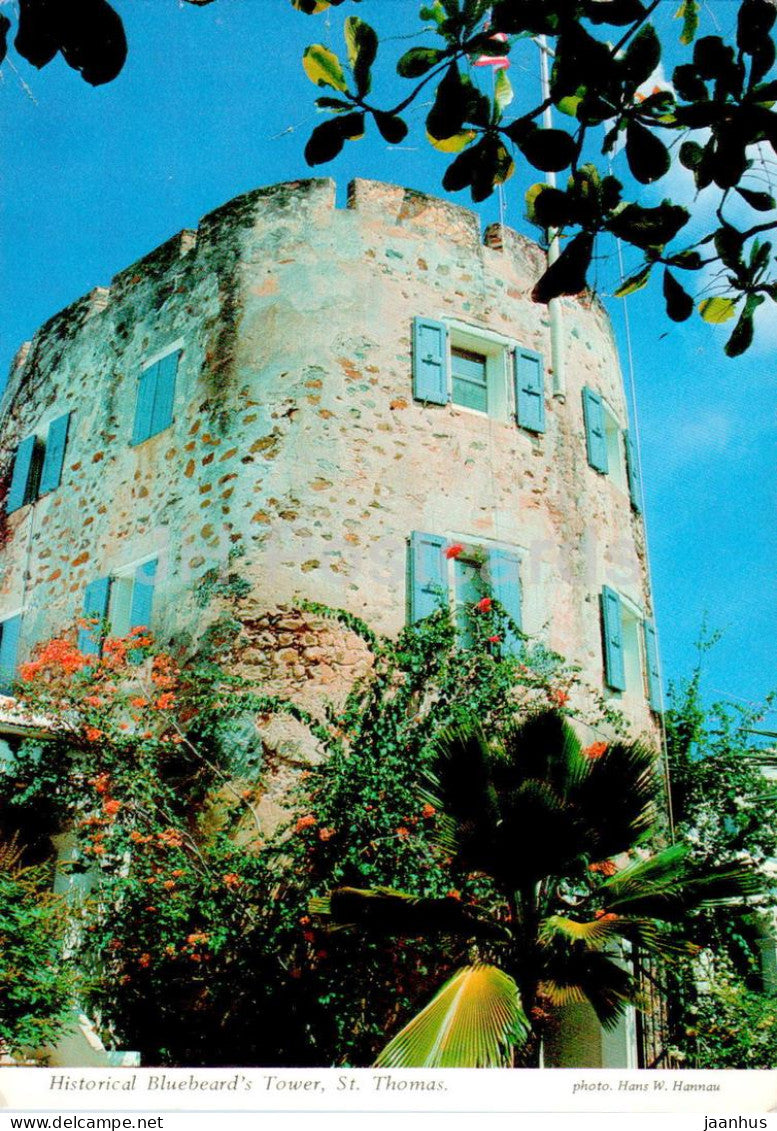 Historical Bluebeard's Tower - St Thomas - Virgin Islands - unused - JH Postcards